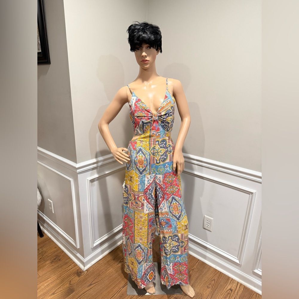 NWOT Anthropologie X Ranna Gil paisley print jumpsuit